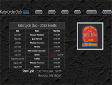 Tablet Screenshot of katocycleclub.com